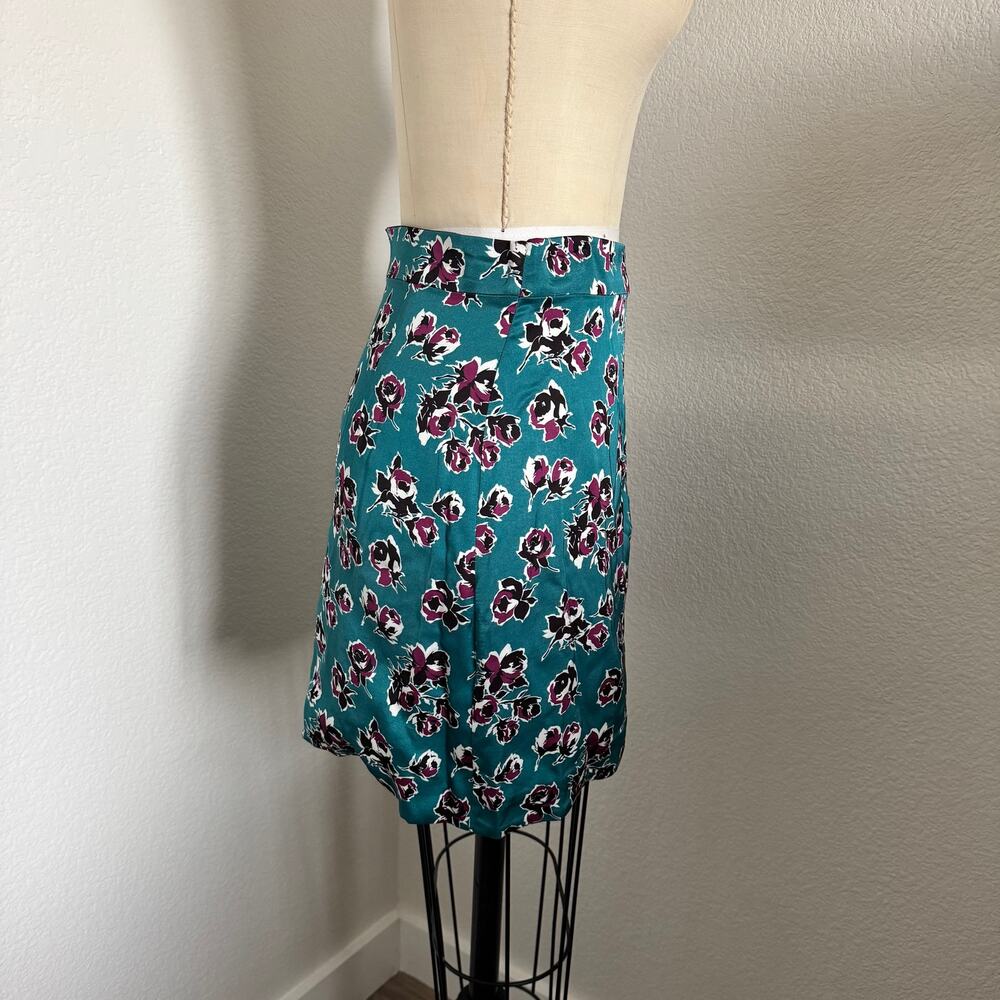The Kooples | NWT Rock Roses Faux Wrap Mini Skirt Size Small $245 Retail - Picture 2 of 11